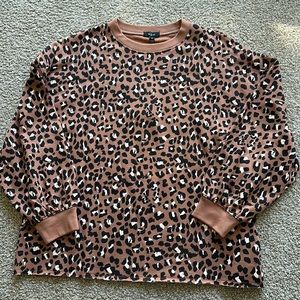 NWT Rails leopard sweatshirt, size XS!